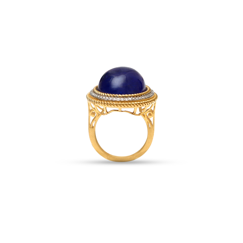 The Megh Tanzanite & Diamond Ring