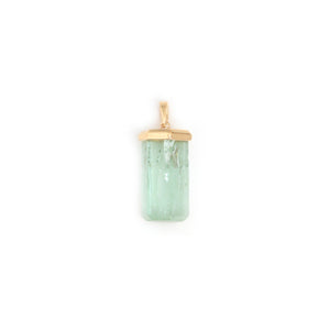 The Neer Green Tourmaline Crystal Pendant