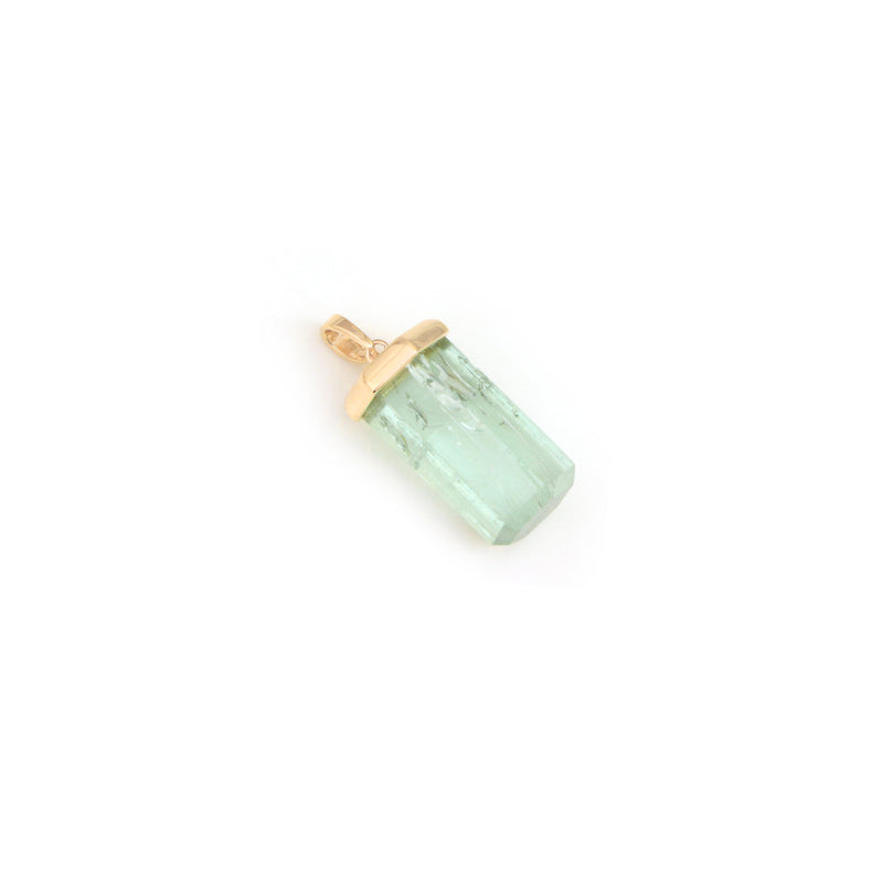 The Neer Green Tourmaline Crystal Pendant