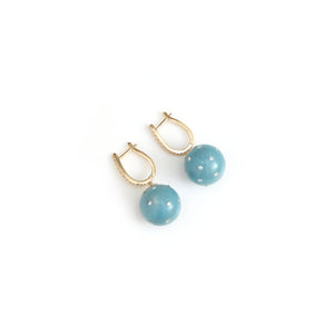 Aqua Orb Earrings