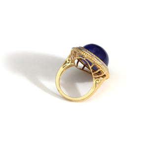 The Megh Tanzanite & Diamond Ring
