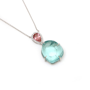 Tidal Aquamarine Pendant