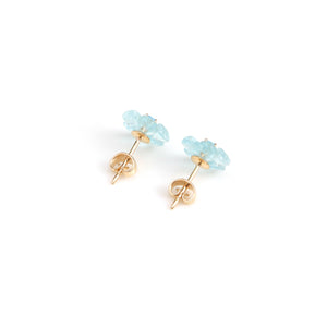 The Sarson Carved Lemon Quartz & Emerald Flower Earrings