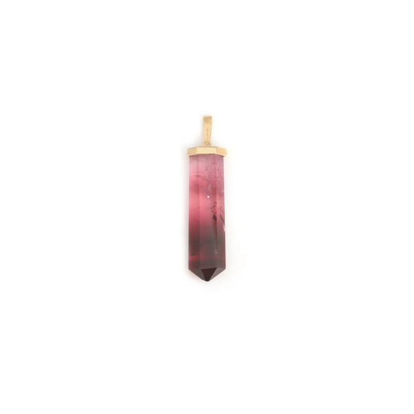 The Gulaal Pink Tourmaline Crystal Pendant