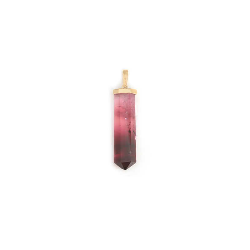 The Gulaal Pink Tourmaline Crystal Pendant