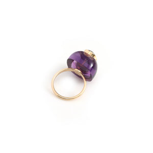 The Jamun Amethyst & Pink Tourmaline Ring