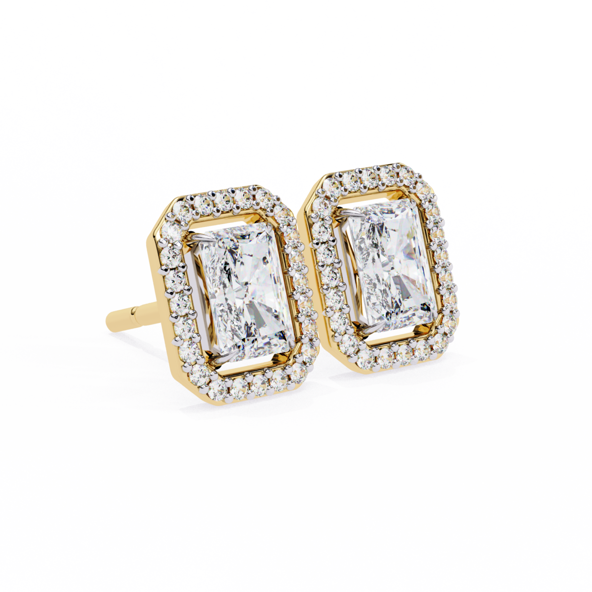 Delightful Elegance Halo Studs