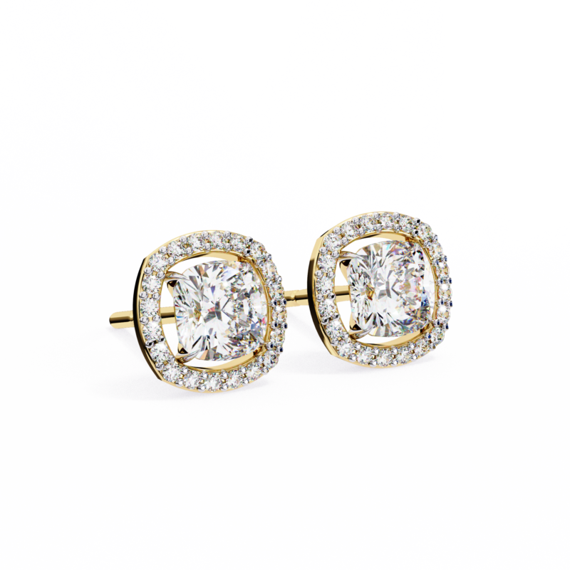 Elegance of Beauty Halo Studs