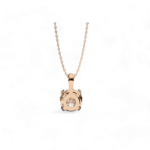 80 Cents Lab Diamond Round Pendant - Image 11