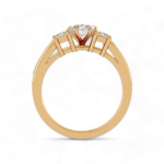 Regal Trilogy Solitaire Ring - Image 3
