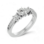 Regal Trilogy Solitaire Ring - Image 7