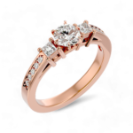 Regal Trilogy Solitaire Ring - Image 11
