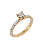 50 Cents lab diamond Royal Elegance Solitaire Ring