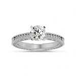 50 Cents Sparkling Symphony Solitaire Ring