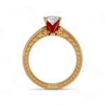 50 Cents Sparkling Symphony Solitaire Ring