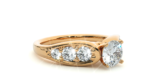 Cascading Harmony Solitaire Ring - Image 5
