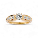 Cascading Harmony Solitaire Ring - Image 2