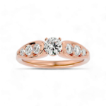 Cascading Harmony Solitaire Ring - Image 12