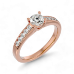 60 Cents Sparkling Harmony Solitaire Ring - Image 11