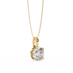 3 Carat Majestic Cushion Pendant