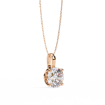 3 Carat Majestic Cushion Pendant - Image 15