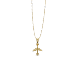 Flight charm in gold